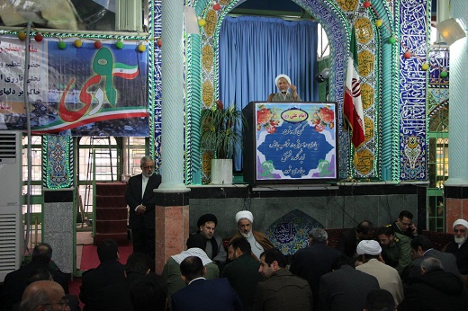 مراسم گرامیداشت 9دی در مصلی شهر هشتگرد بر گزار شد+تصاویر