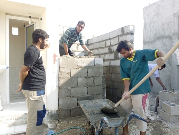 ساخت سرویس بهداشتی رایگان برای نیازمندان شهر شُنبه