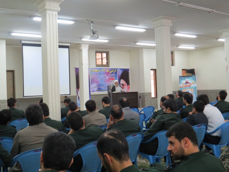 حجت الاسلام سلیمانی : تعلیم و تربیت در سپاه یک بحث کلیدی است
