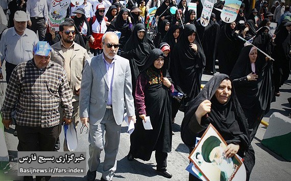 روز جهانی قدس در شیراز/ گزارش تصویری