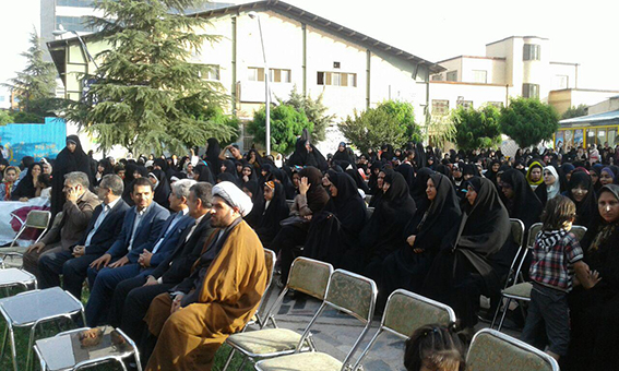 به مناسبت هفته عفاف وحجاب بسیج خواهران ناحیه شهریار برگزار کرد :