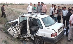 تصادف 2 پراید در اتوبان قم تهران یک کشته و 3 مصدوم بر جای گذاشت