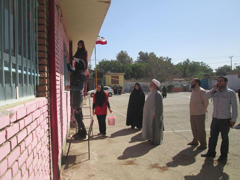 برگزاری اردوی جهادی و طرح هجرت ۳ در مدرسه فضیلت روستای بیدگنه