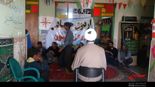 اختتامیه اردوی جهادی زینبیون در روستای عشایری شهرستان نظرآباد
