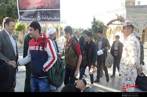 ۱۸۰ نفر از دانش آموزان پسر مدارس مهرشهر به مناطق عملیاتی جنوب «اردو های راهیان نور» اعزام شدند+تصاویر