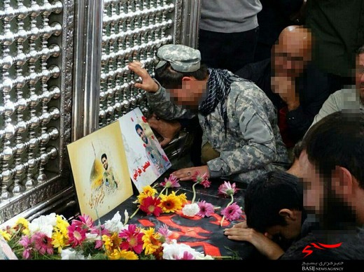 تصاویری از تشییع خبرنگار شهید صدا و سیما در سوریه و تهران