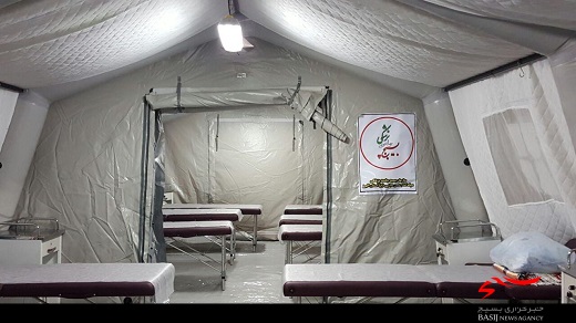 بیمارستان صحرایی 45 تخت خوابی فردیس آماده ارائه خدمات