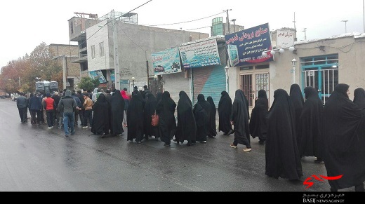 راهپیمایی جامانده های اربعین حسینی در شهرستان نظرآباد