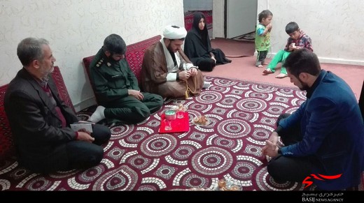 سرکشی از خانواده شهید حکیمی از شهدای مدافع حرم شهرستان نظرآباد