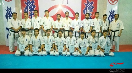 اقتدار تیم کیوکشین کاراته ماتسوشیما استان البرز در مسابقات کشوری
