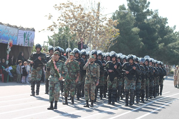 رژه اقتدار نیروهای مسلح در قزوین
