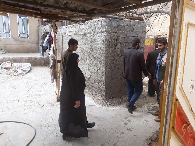 بازدید مسئول سازندگی ناحیه بسیج دانشجویی استان ایلام از اردو جهادی عمرانی پیام نور ایوان+تصاویر