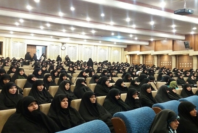 مراسم جشن میلاد کوثر ویژه خواهران شاغل در سپاه تهران بزرگ برگزار شد