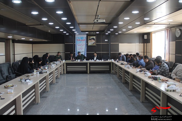مراسم تودیع مسئول جدید سازمان بسیج رسانه استان قزوین