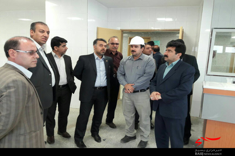 بازدید رئیس دانشگاه علوم پزشکی همدان از بیمارستان شهید قدوسی نهاوند