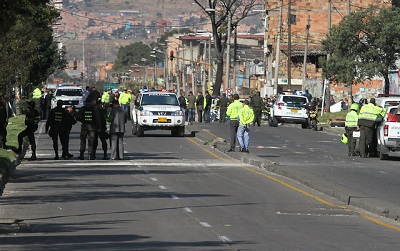 حمله تروریستی در پایتخت کلمبیا+عکس