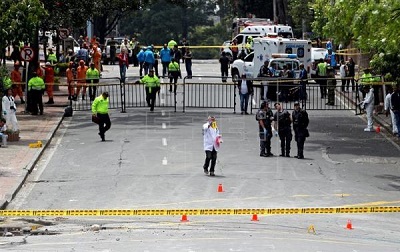 حمله تروریستی در پایتخت کلمبیا+عکس