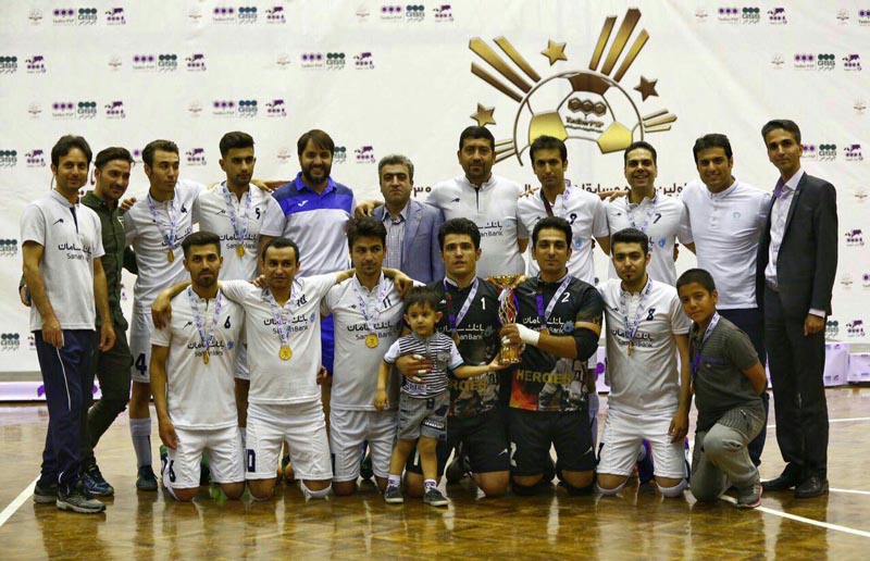 تیم فوتسال بانک سامان قهرمان جام تدبیر شد