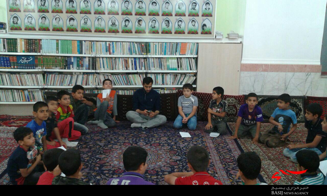 اجرای طرح تابستانی بچه های مسجد در پایگاه امام سجاد (ع) شهرستان اشتهارد