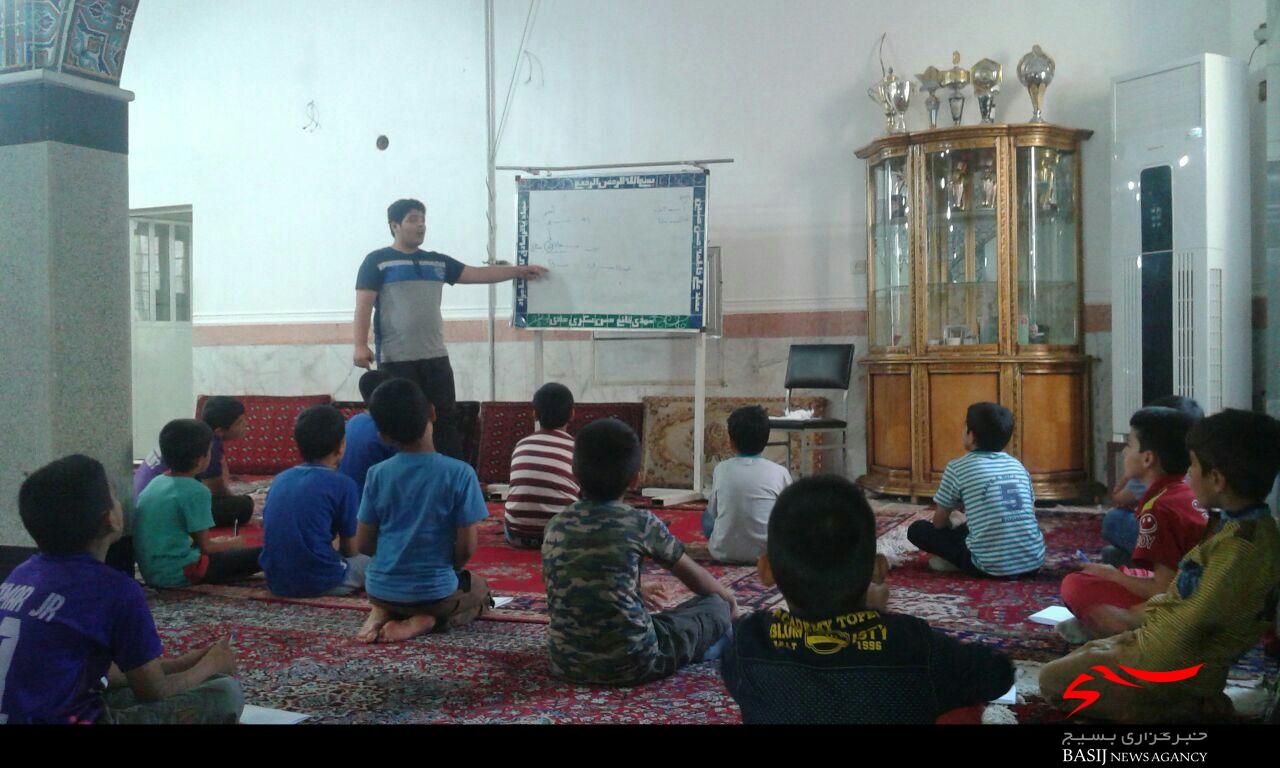 اجرای طرح تابستانی بچه های مسجد در پایگاه امام سجاد (ع) شهرستان اشتهارد