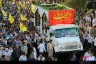 تشییع 19 شهید گمنام دفاع مقدس و یک شهید مدافع حرم در مشهد