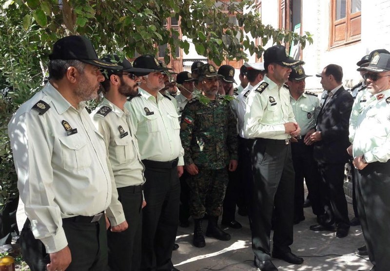 تجدید میثاق پلیس قم با آرمان‌های امام راحل و مقام معظم رهبری‌