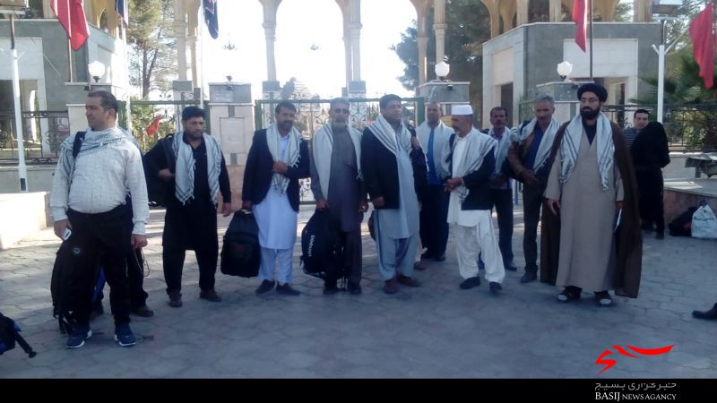 اعزام تعدادی از برادران اهل تسنن کرمان به سفر پیاده روی اربعین