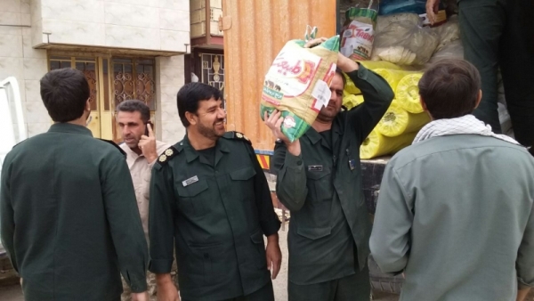 خدمات رسانی سپاه استان به زلزله زدگان ازگله ادامه دارد+تصاویر