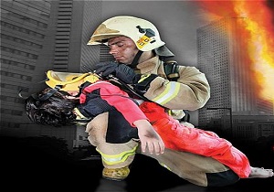 نجات 3 نفر در عملیات امداد و نجات آتش نشانی همدان