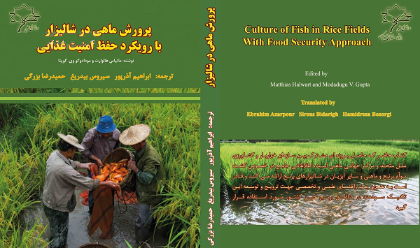 کتاب پرورش ماهی در شالیزار با رویکرد حفظ امنیت غذایی منتشر شد