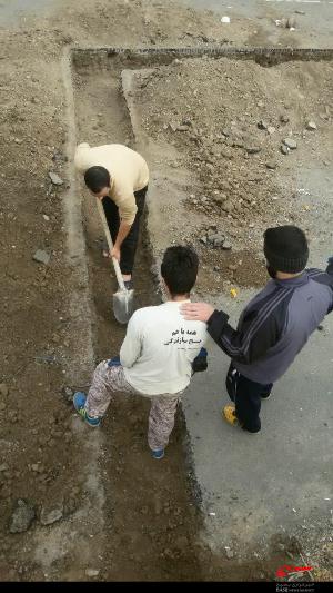 مرمت و بازسازی منازل محرومین در مناطق حاشیه نشین ماهدشت