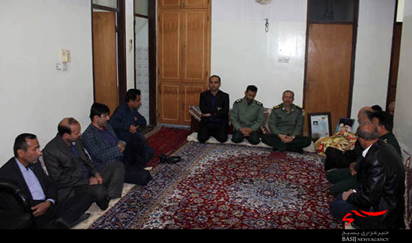 دیدار از خانواده شهید مزارعی به مناسبت چهلمین سالگرد پیروزی انقلاب اسلامی