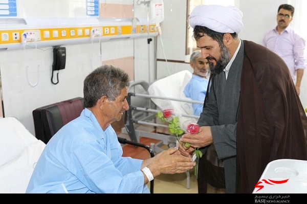 دیدار کادر درمانی بیمارستان شهید محلاتی تبریز از جانبازان اعصاب و روان