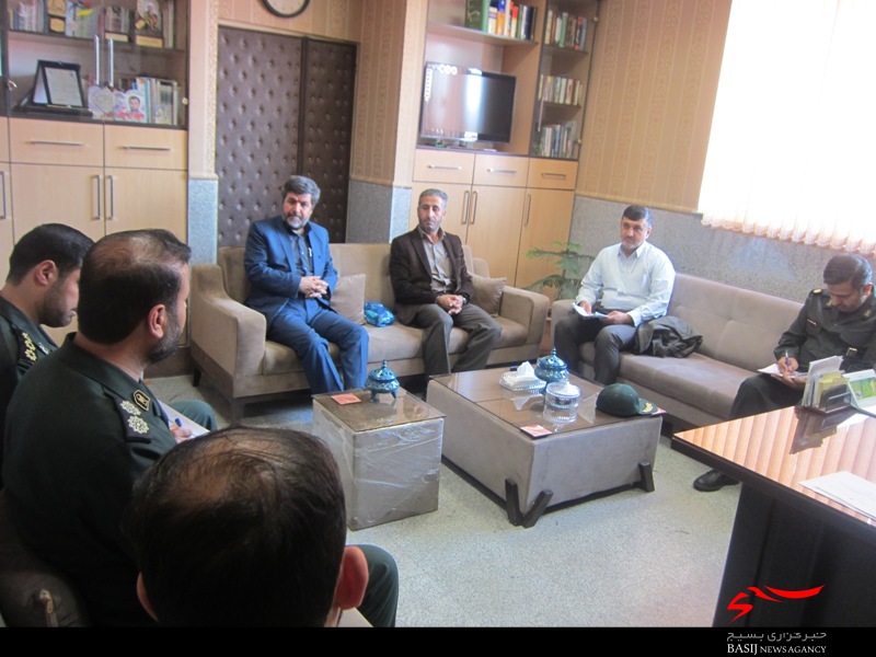 برگزاری جلسه طرح شهید رهنمون در سپاه ناحیه همدان