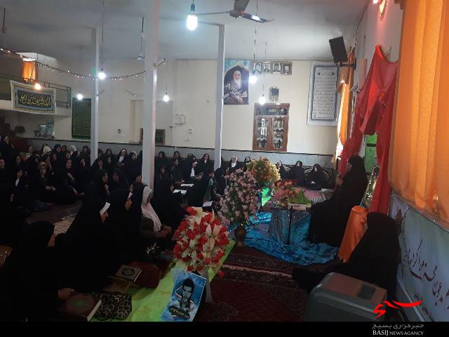 برگزاری محفل انس با قرآن در حسینیه ضرابی شهر بهار