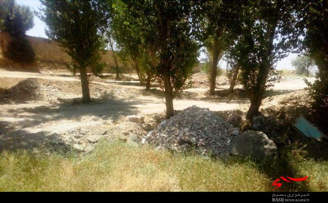 تخریب اکوسیستم به بهانه ایجاد معبر در صالح‌آباد بهار