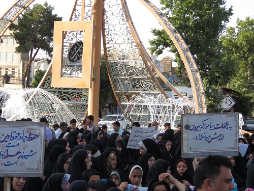 تجمع پرشکوه حجاب و عفاف در شهرستان ورامین