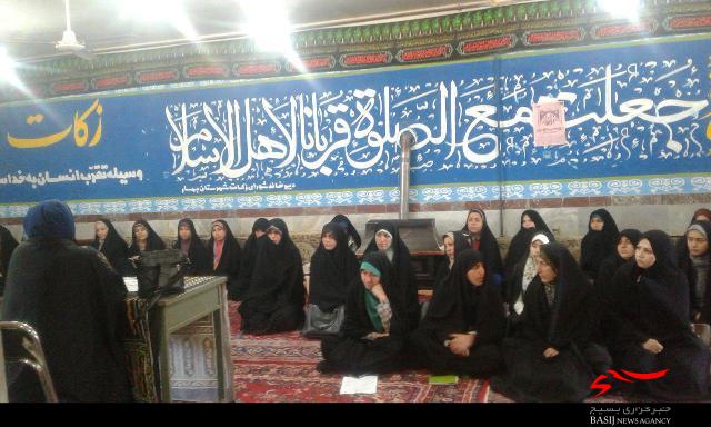 برگزاری دوره عادی به فعال پایگاه شهیده موسوی روستای آبرومند