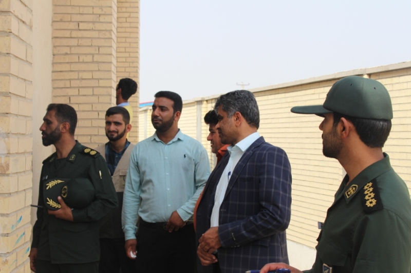 بازدید و سرکشی فرمانده ناحیه از اردوهای طرح هجرت بسیج دانش آموزی