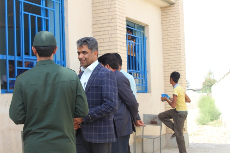 بازدید و سرکشی فرمانده ناحیه از اردوهای طرح هجرت بسیج دانش آموزی
