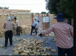 ساخت خانه محروم توسط جهادگران بسیجی
