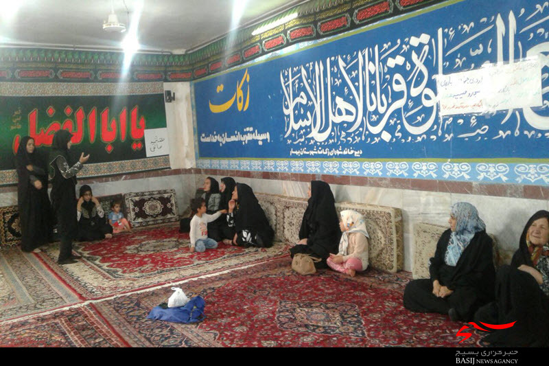 برگزاری اردوی جهادی پایگاه شهیده موسوی در روستای آبرومند
