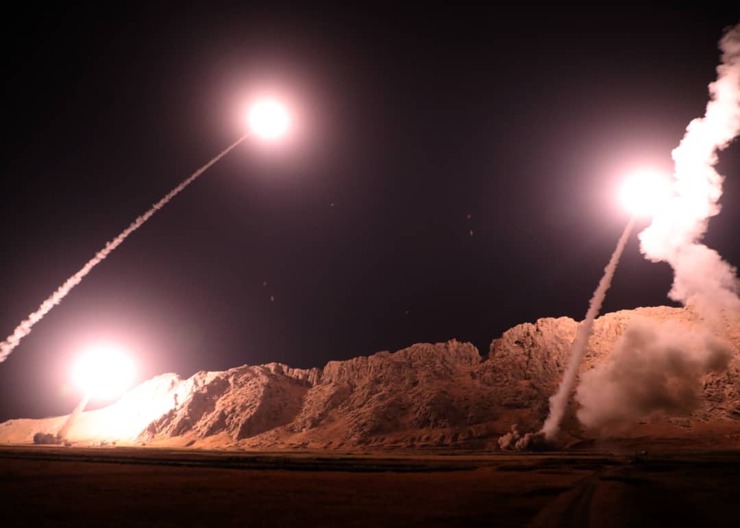 حمله موشکی سپاه به مقر سرکردگان جنایت تروریستی اهواز در شرق فرات