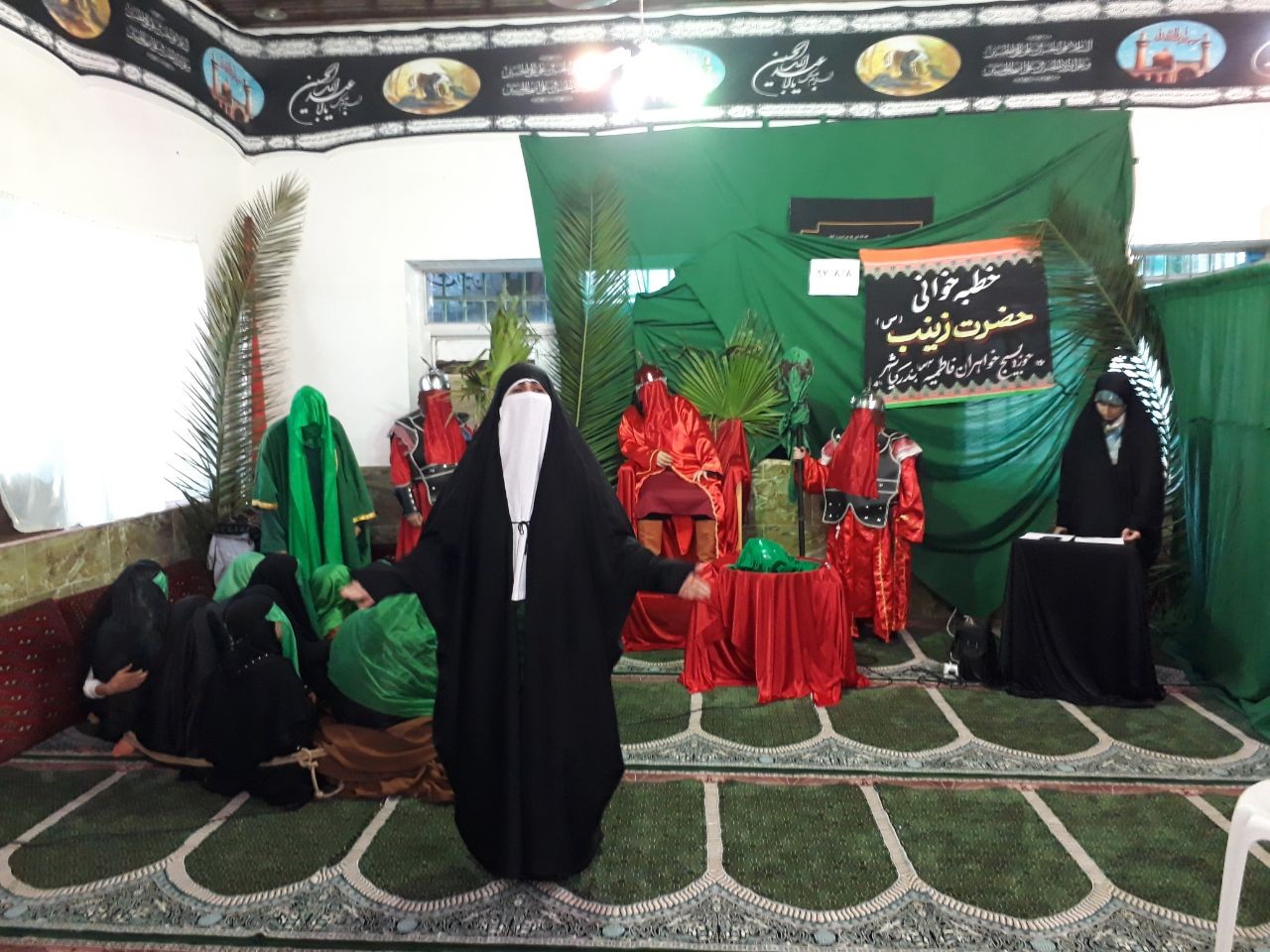 مراسم خطبه خوانی حضرت زینب (س) در کیاشهر برگزار شد+تصاویر