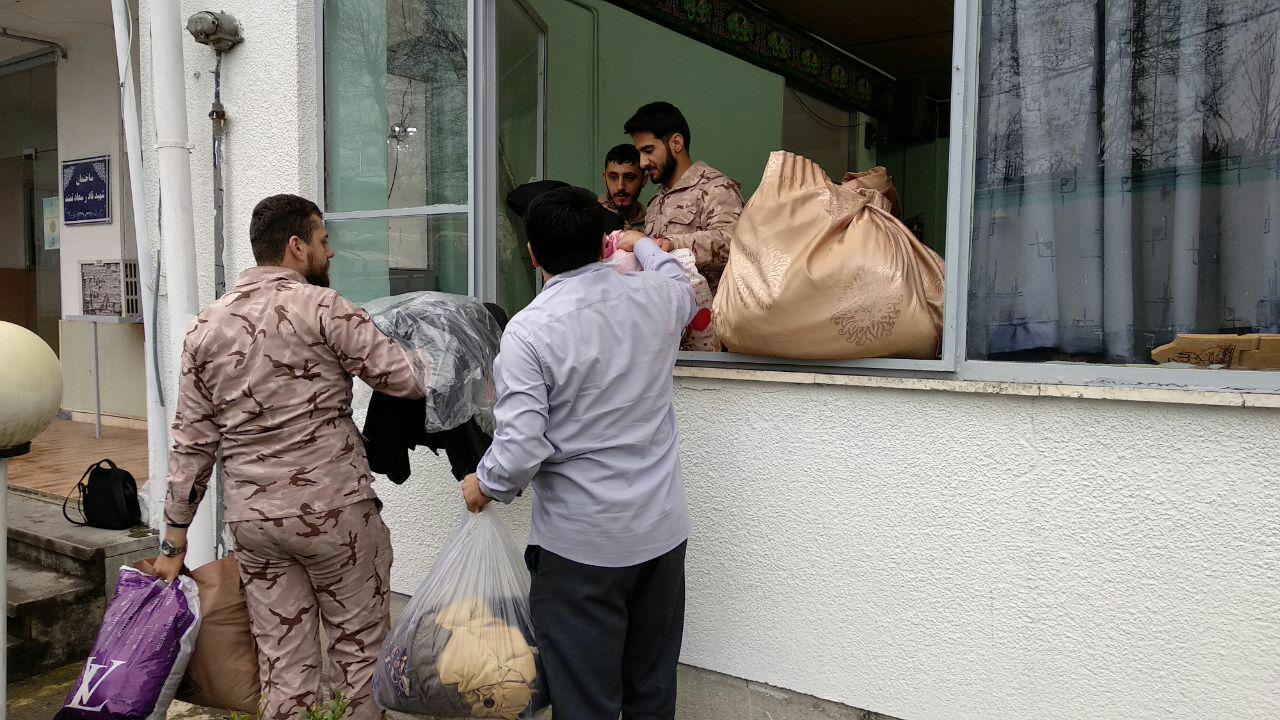 ارسال دومین محموله کمک های جمع آوری شده توسط سپاه و بسیج شهرستان تالش به مناطق سیل زده