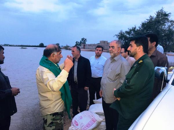 امدادرسانی سپاه استان بوشهر به بیش از ۱۰۰ هزار نفر از شهروندان سیل‌زده خوزستان+عکس