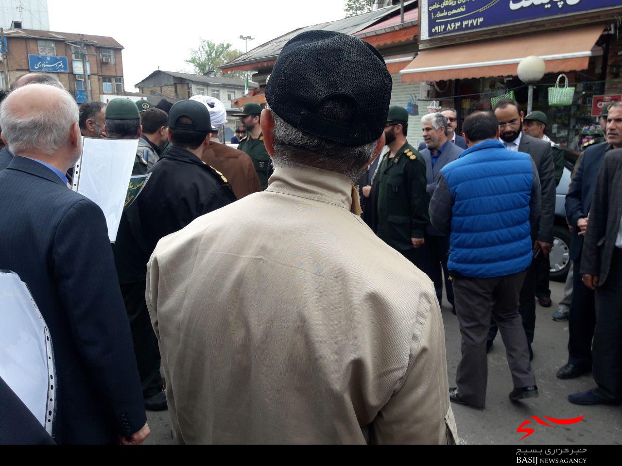 راهپیمایی مردم شفت جهت حمایت و همدلی با سپاه پاسداران انقلاب اسلامی و محکومیت اقدام خصمانه آمریکا + تصاویر