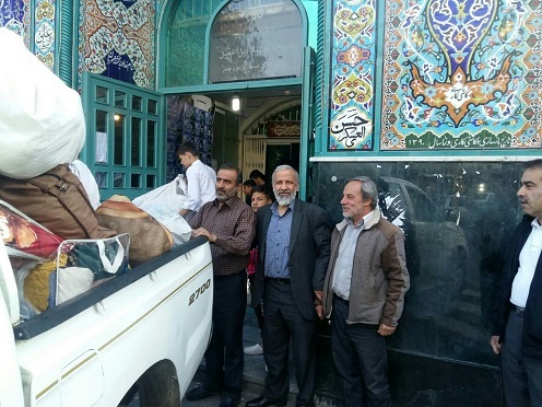 کمک های مردمی منطقه ۱۷ دارالشهدای تهران به سیل زدگان