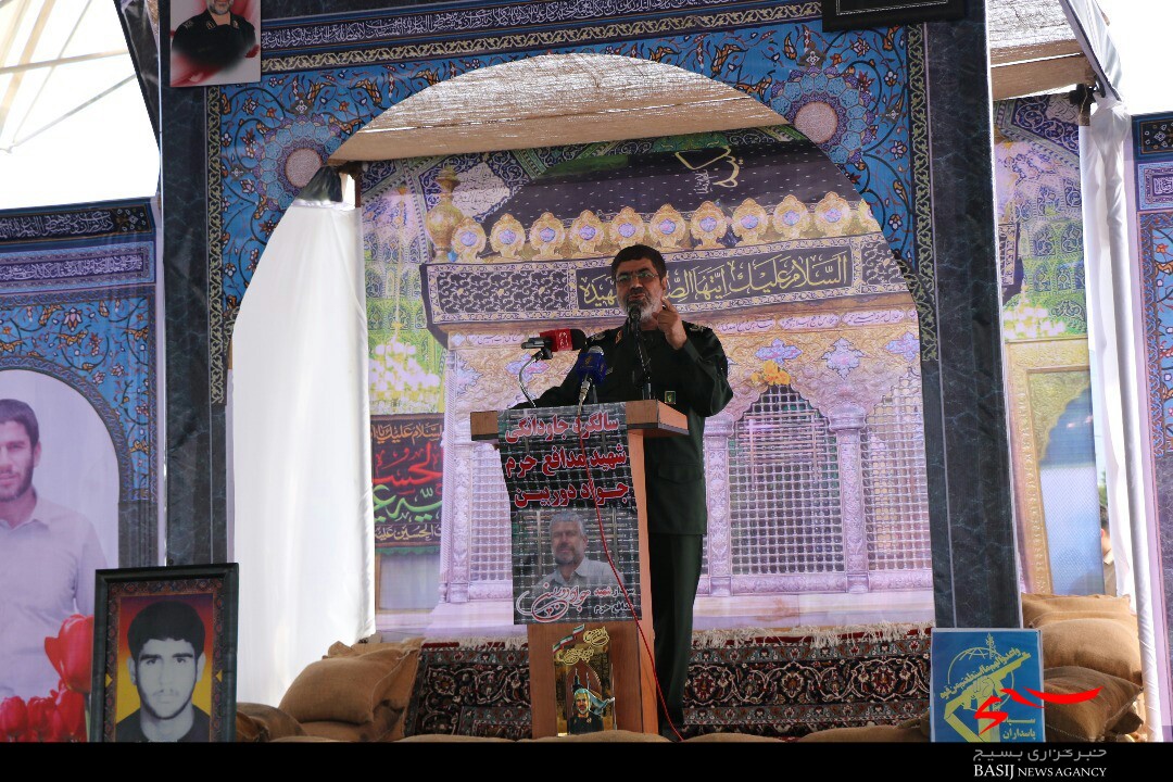 گزارش تصویری/مراسم سومین سالگرد شهادت سردار شهید جواد دوربین