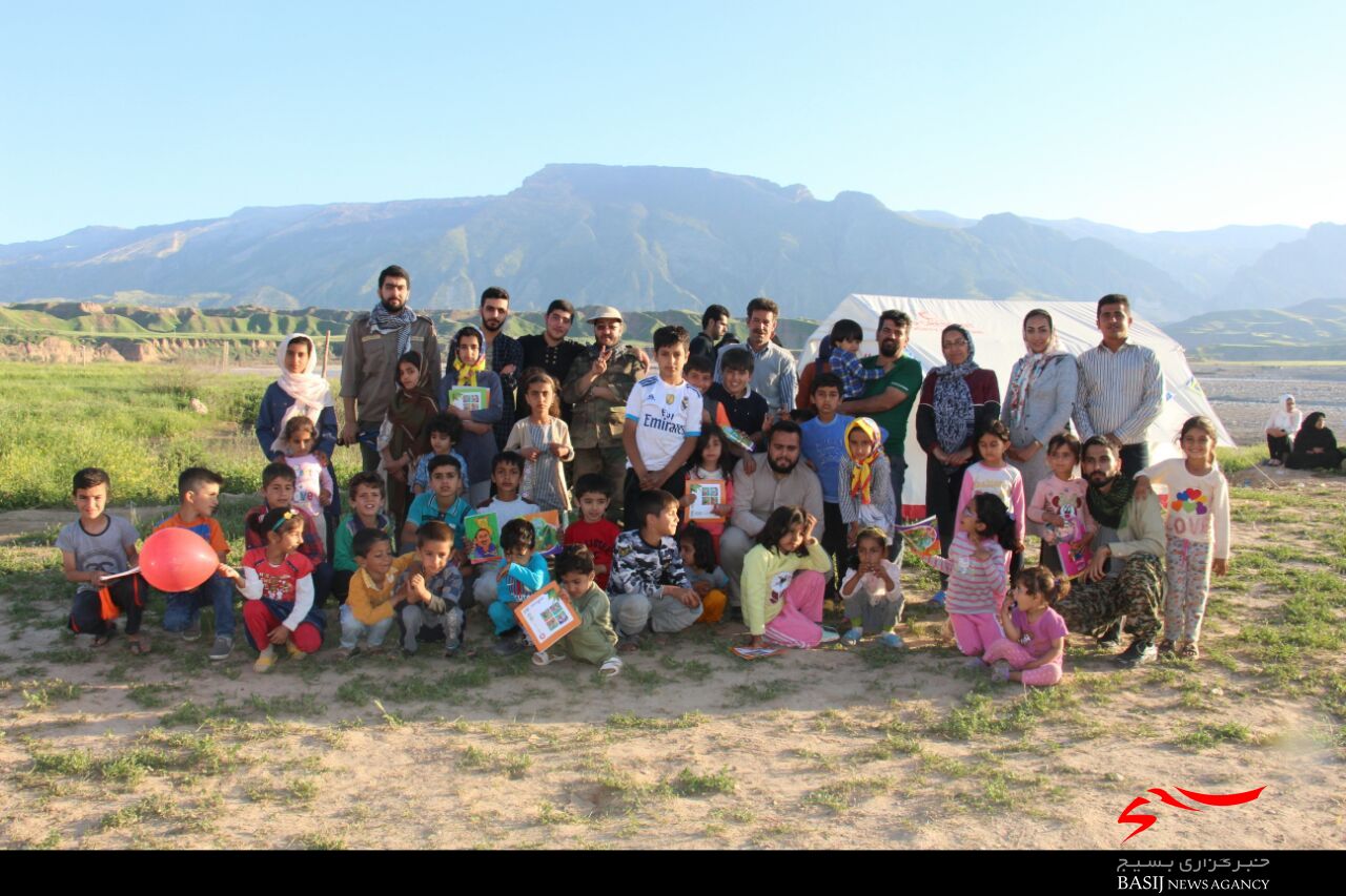 گزارش تصویری/نیروهای اعزامی خیریه کریم اهل بیت (ع) رشت در منطقه سیل زده چم مهر شهرستان پلدختر لرستان